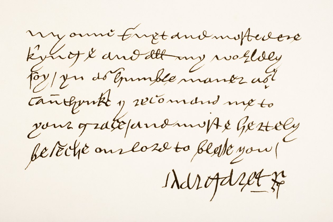 Lady Margaret Beaufort, Gräfin von Richmond und Derby, auch bekannt als Margaret von Lancaster von Unbekannt