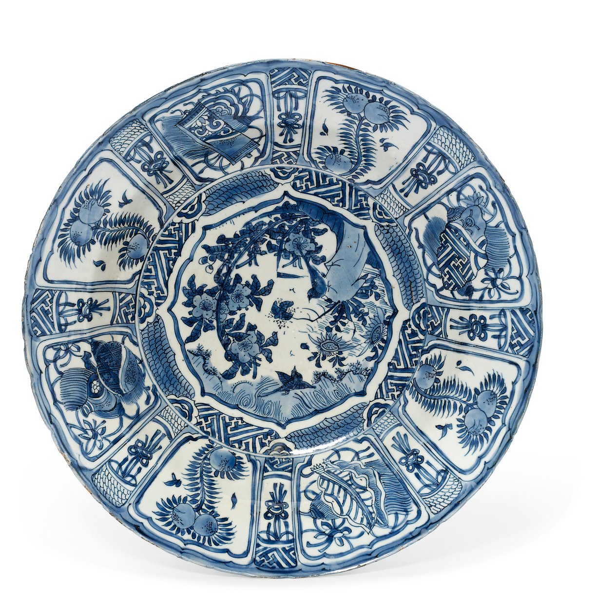 Große "kraak porselein" Schale, Wanli-Periode, 1573-1619 von Unbekannt
