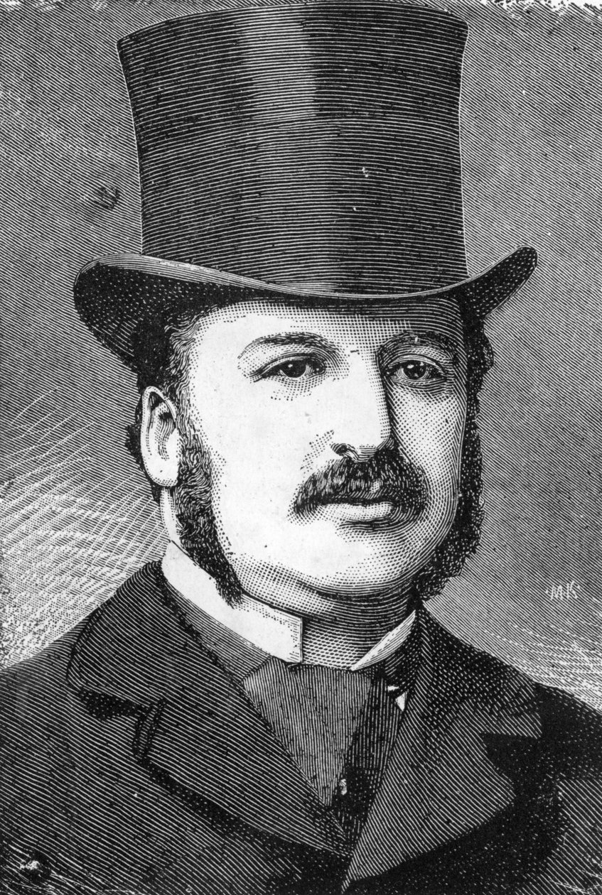 Leopold de Rothschild (Lithografie) von Leopold Blonder