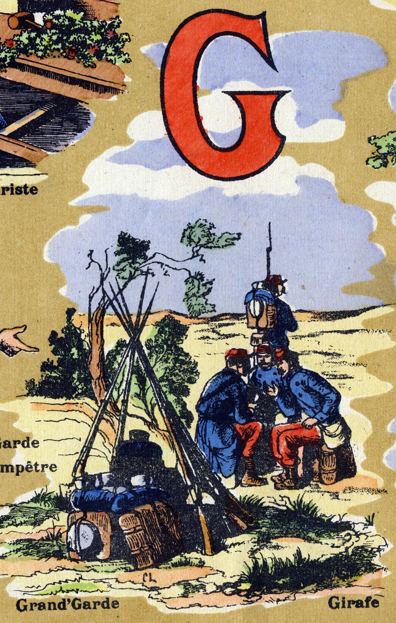 Buchstabe G wie Große Wache der Armee (Illustration) von Unbekannt