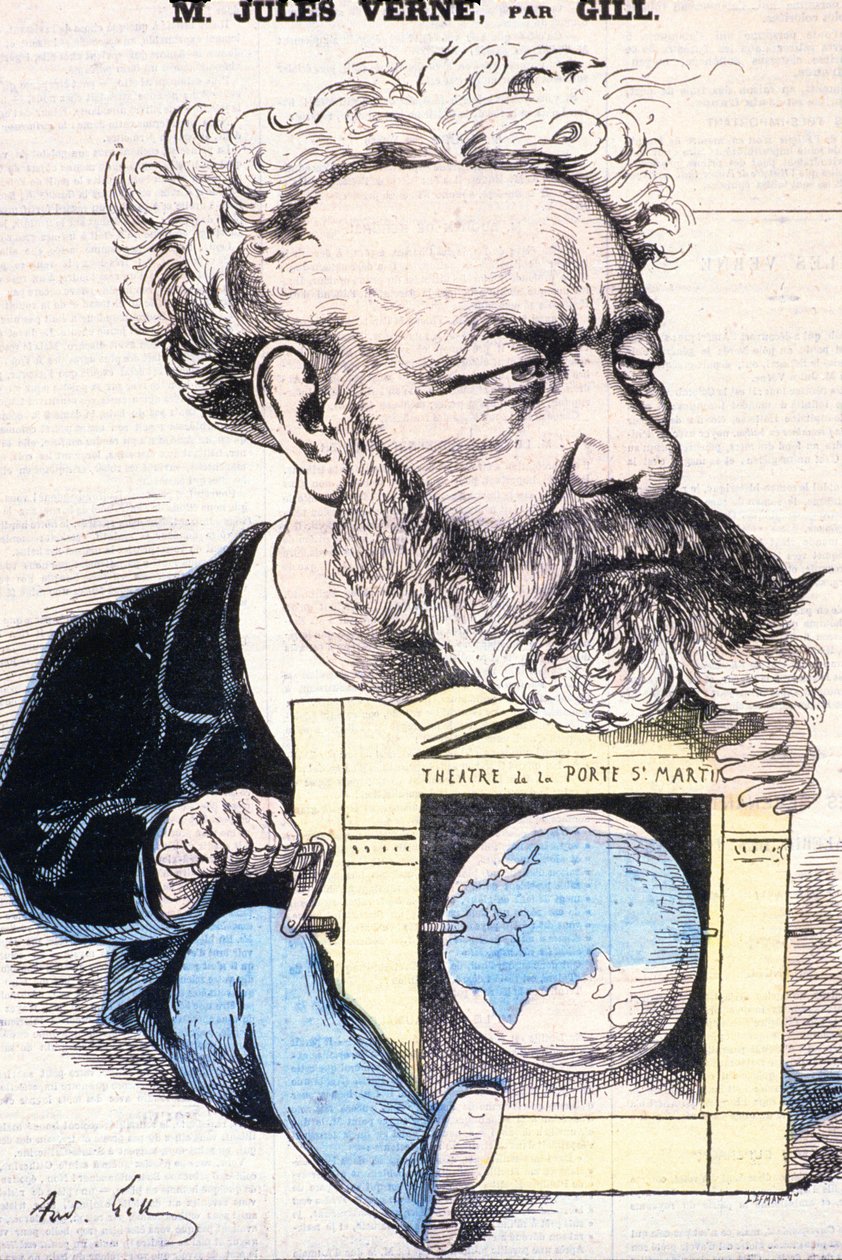 Loire Atlantique Nr. 183 - Nantes - Jules Verne Museum - Karikatur von Gill von Unbekannt