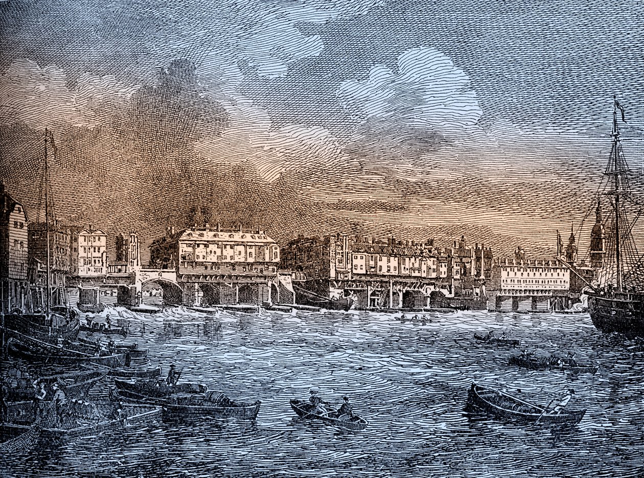London Bridge, London von Unbekannter Künstler