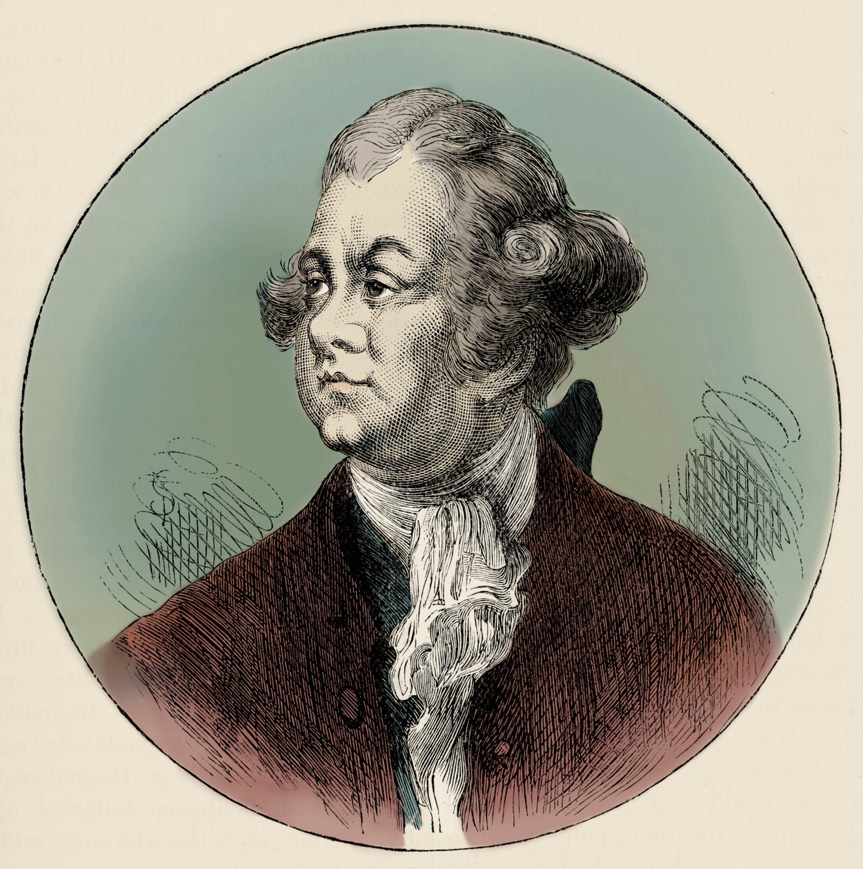 Lord Frederick North - Porträt von Unbekannter Künstler