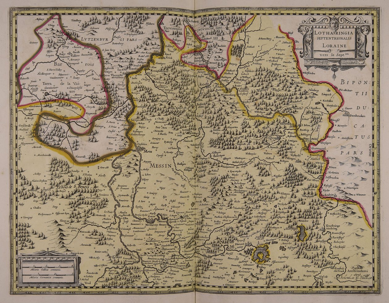 Lotharingia septentrionalis = Lothringen nach Norden von Unbekannter Künstler