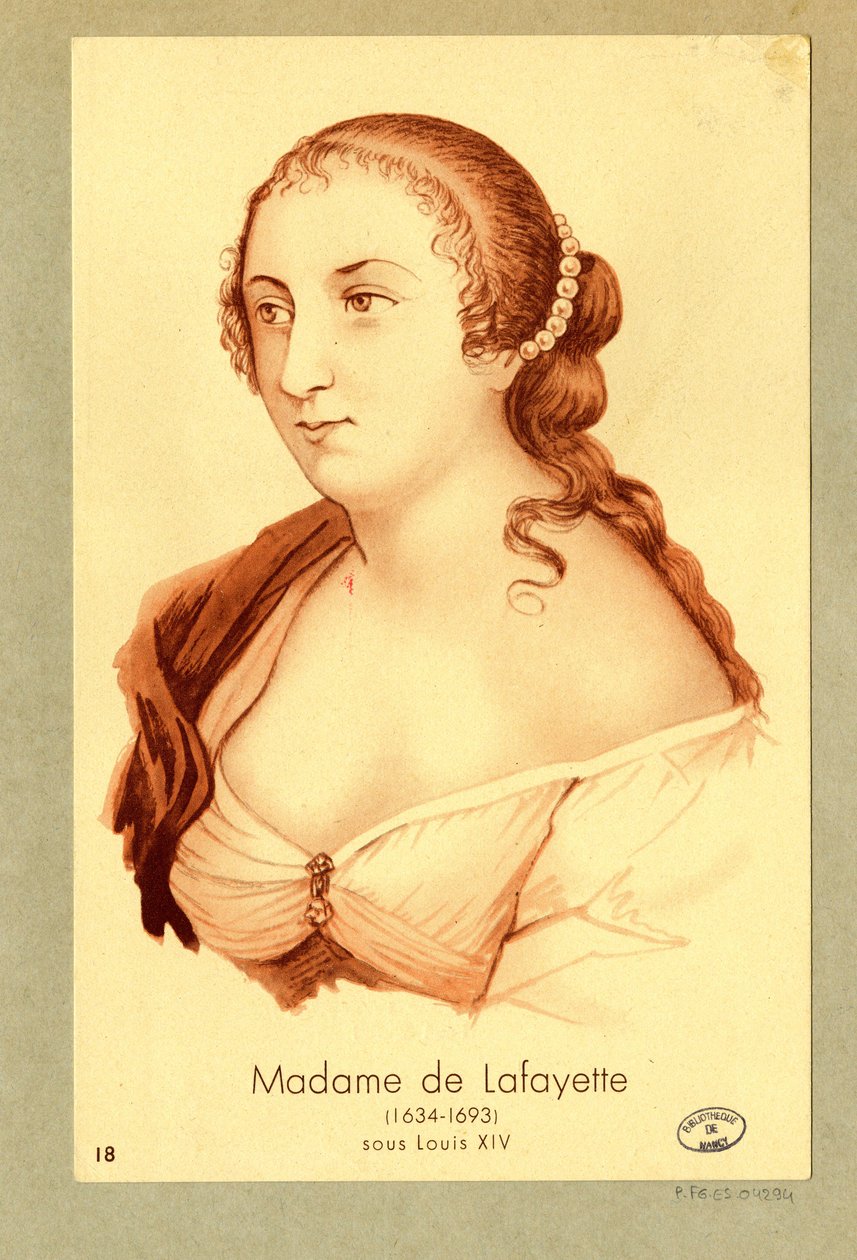 Madame de Lafayette von Unbekannter Künstler