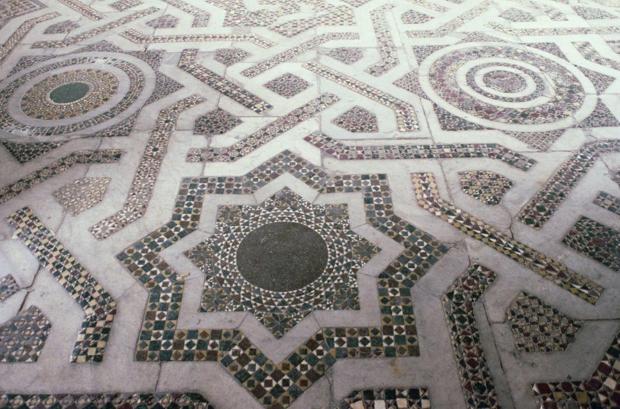 Mosaikboden in der Kathedrale von Monreale, Sizilien von Unbekannt