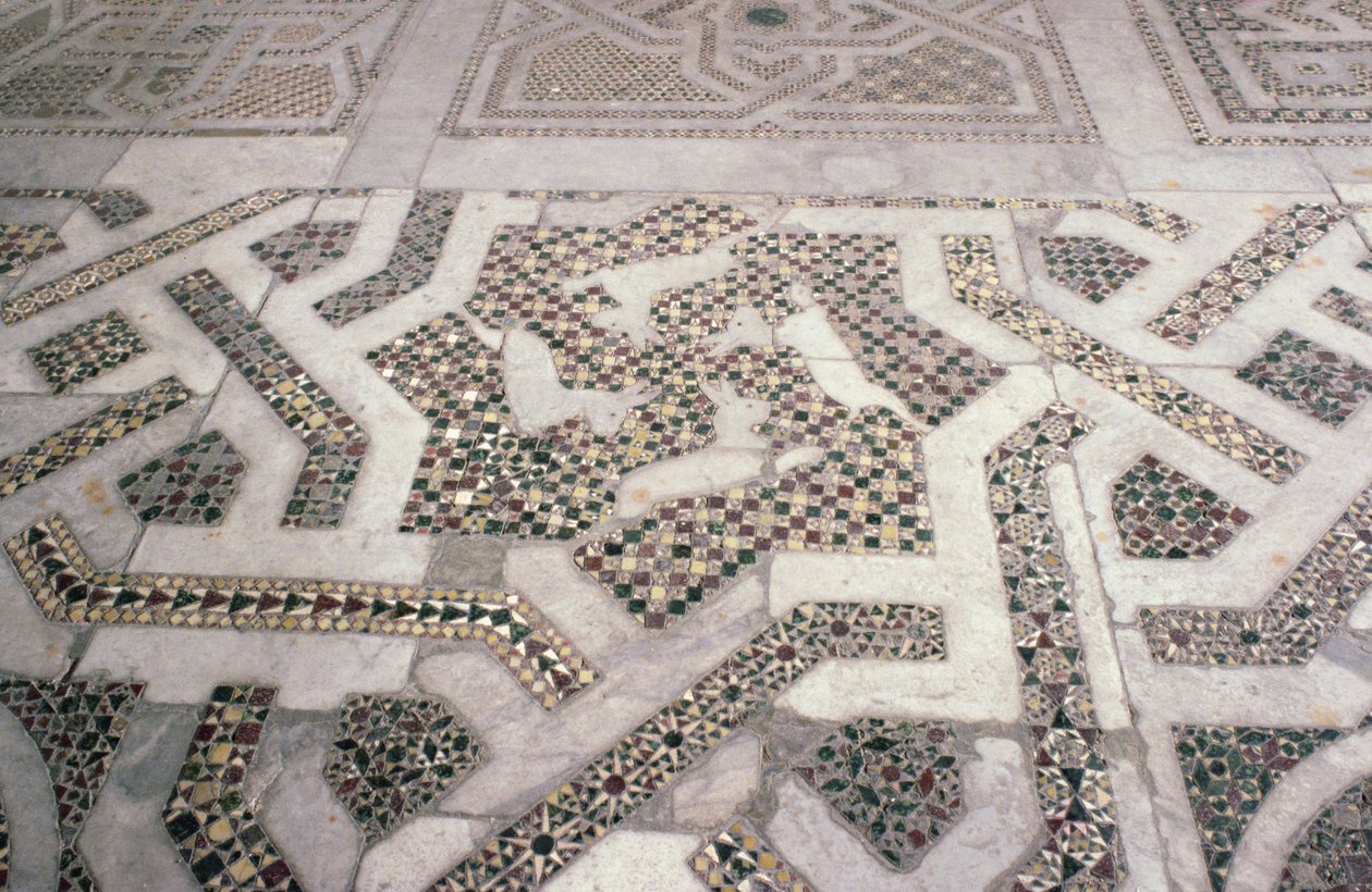 Mosaikboden in der Kathedrale von Monreale, Sizilien von Unbekannt
