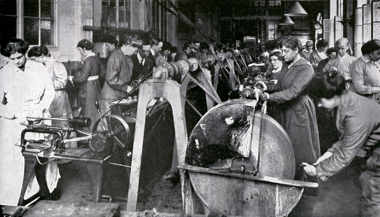 Munitionsarbeiter im Ersten Weltkrieg von Unbekannter Künstler