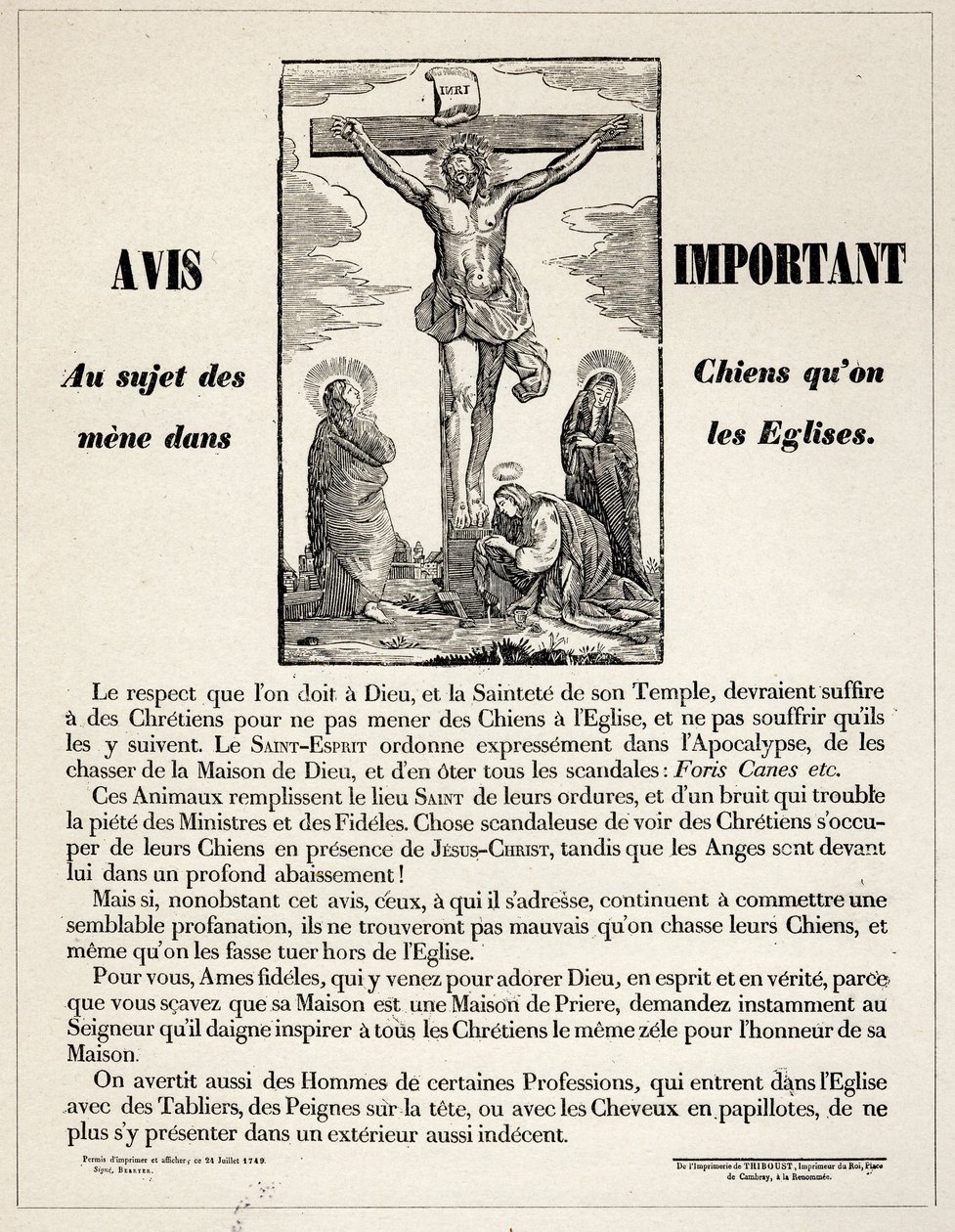Hinweis zum Betreten von Kirchen von Unbekannter Künstler