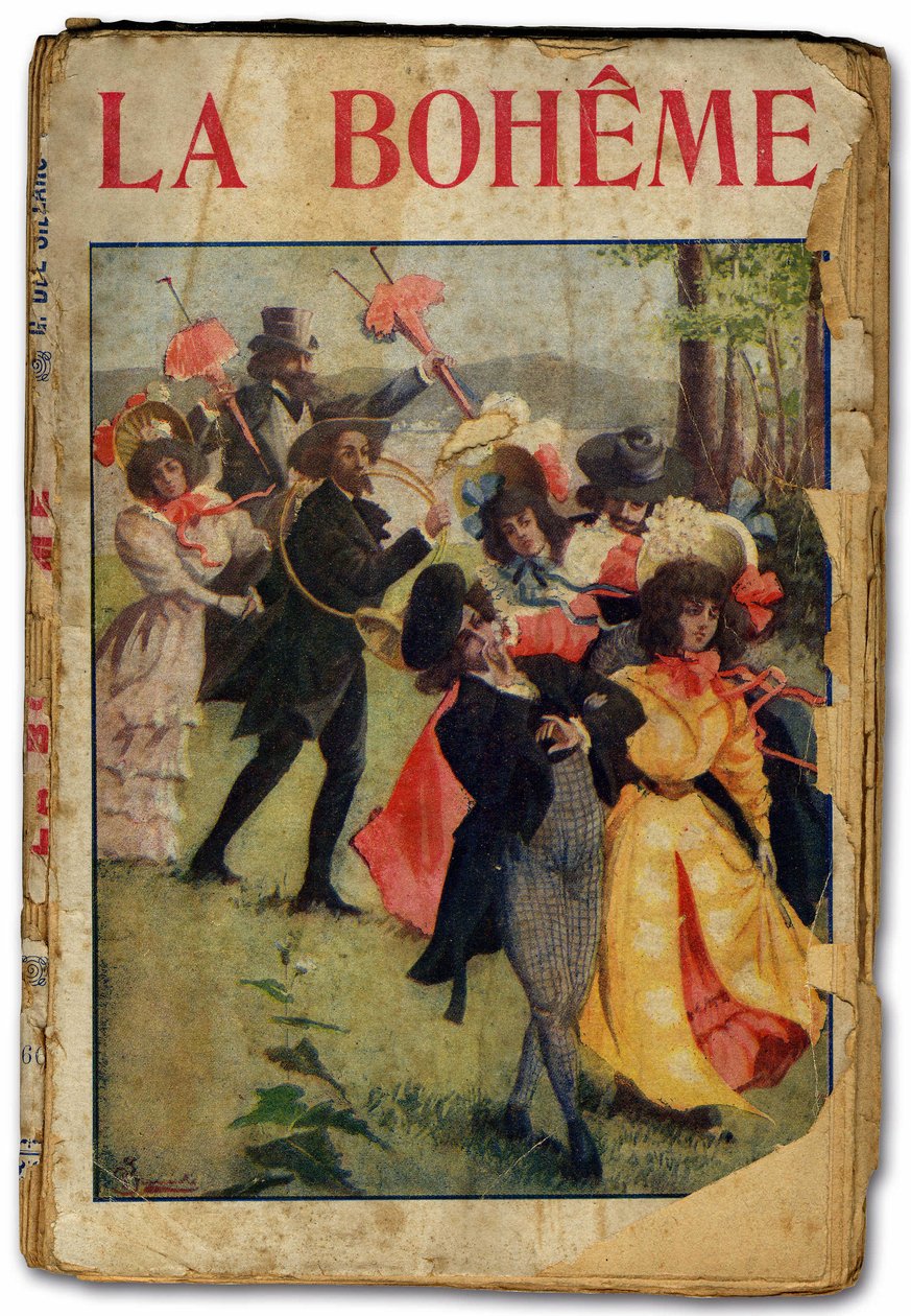 Opernlibretto von La Bohème von Giacomo Puccini. 1896 (Druck) von Unbekannter Künstler