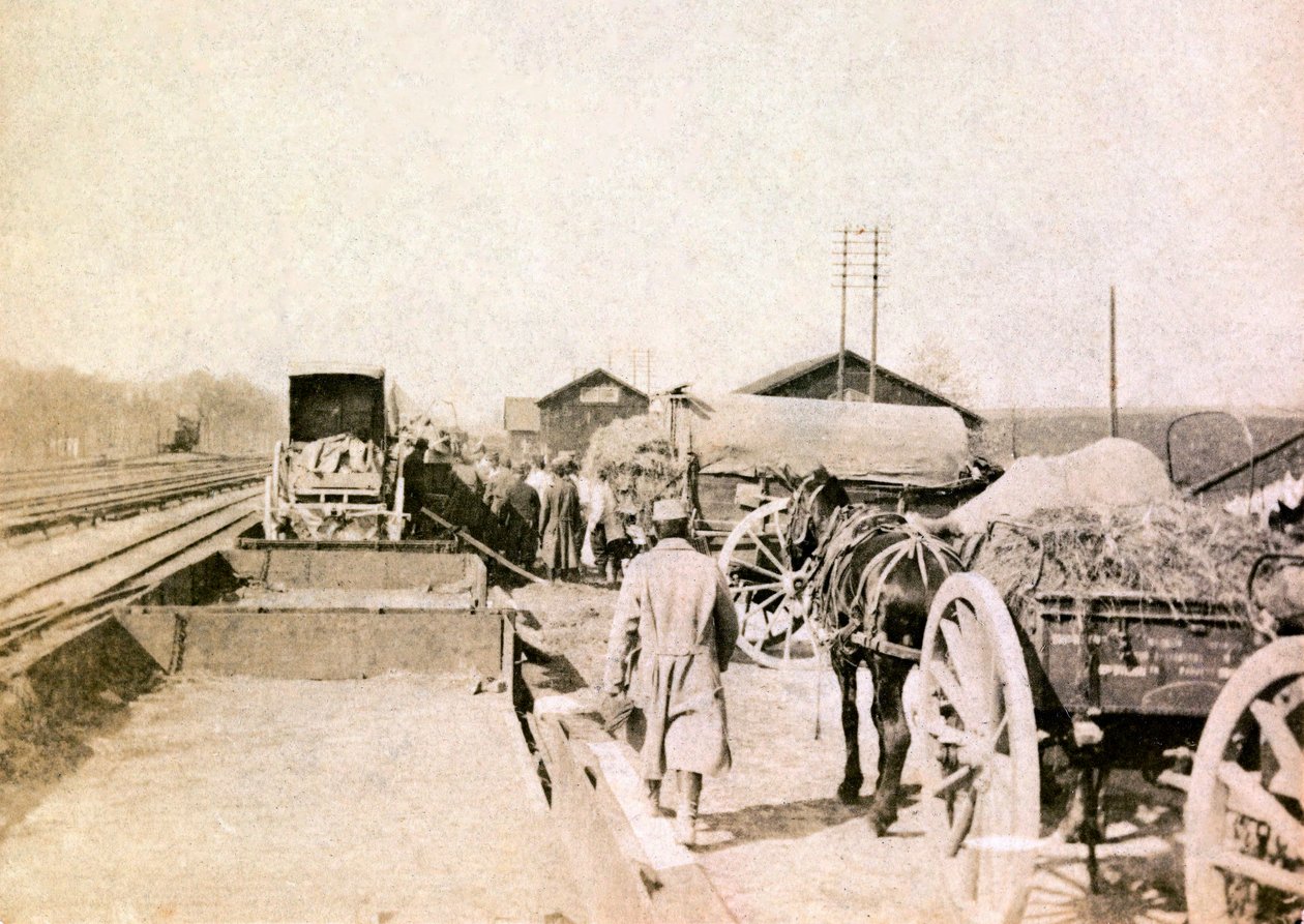Fotografie aus einem persönlichen Album eines Infanterieleutnants während der ersten Monate des Ersten Weltkriegs von Unbekannt