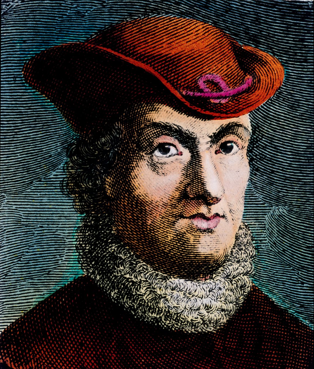 Porträt von Baruch Spinoza, niederländischer Philosoph (Gravur) von Unbekannter Künstler