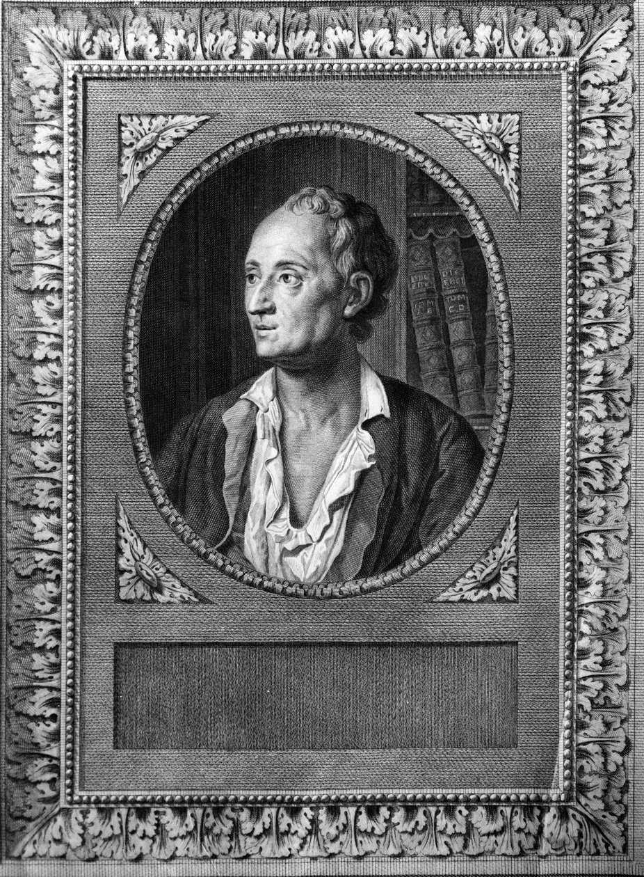 Porträt von Denis Diderot - Gravur des 19. Jahrhunderts von William M. Timlin