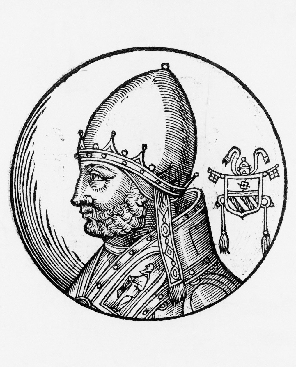 Porträt von Nikolaus III. (Giovanni Gaetano Orsini, ca. 1216-1280) von William M. Timlin