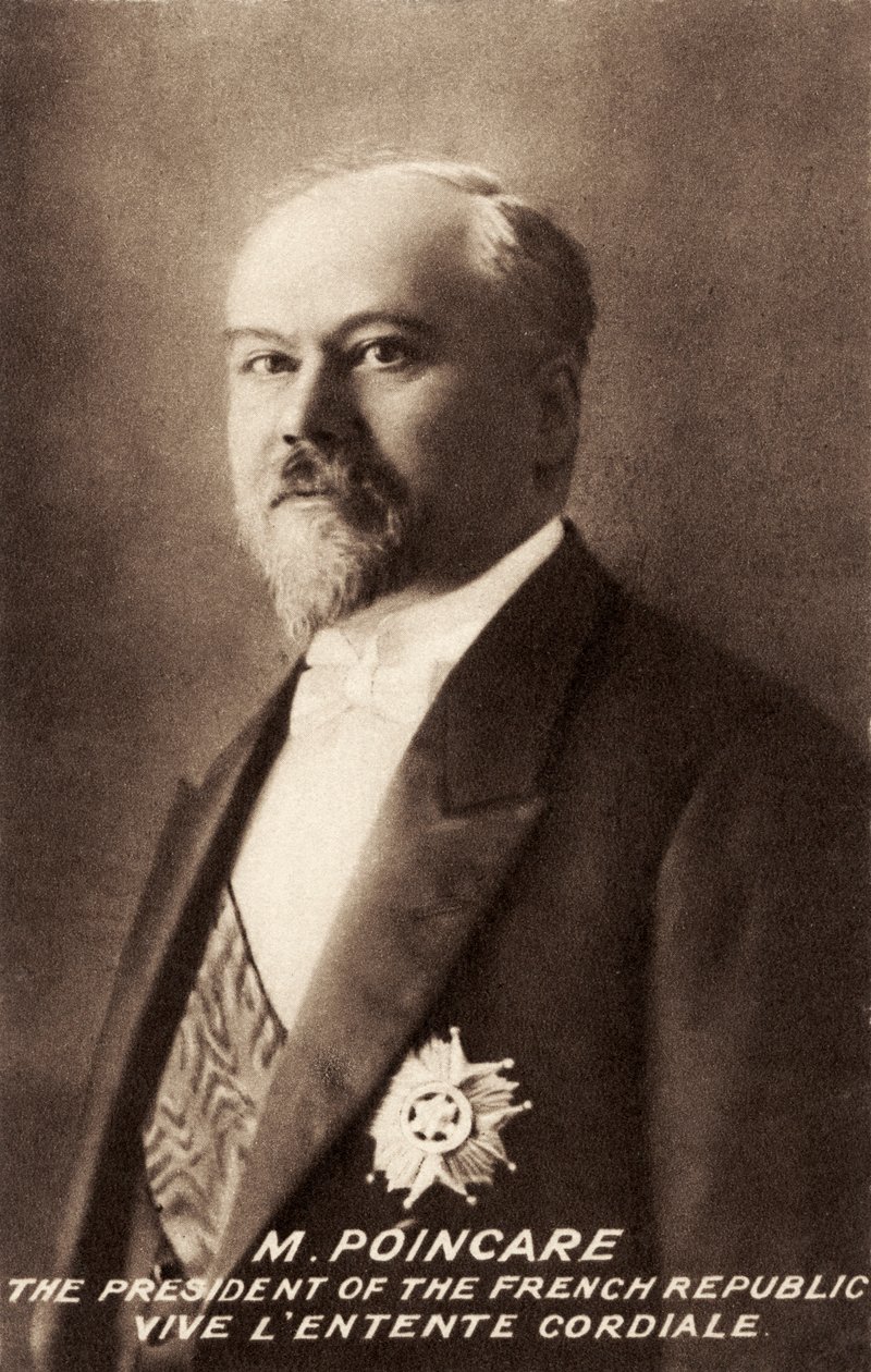 Raymond Poincaré - Porträt von Unbekannter Künstler