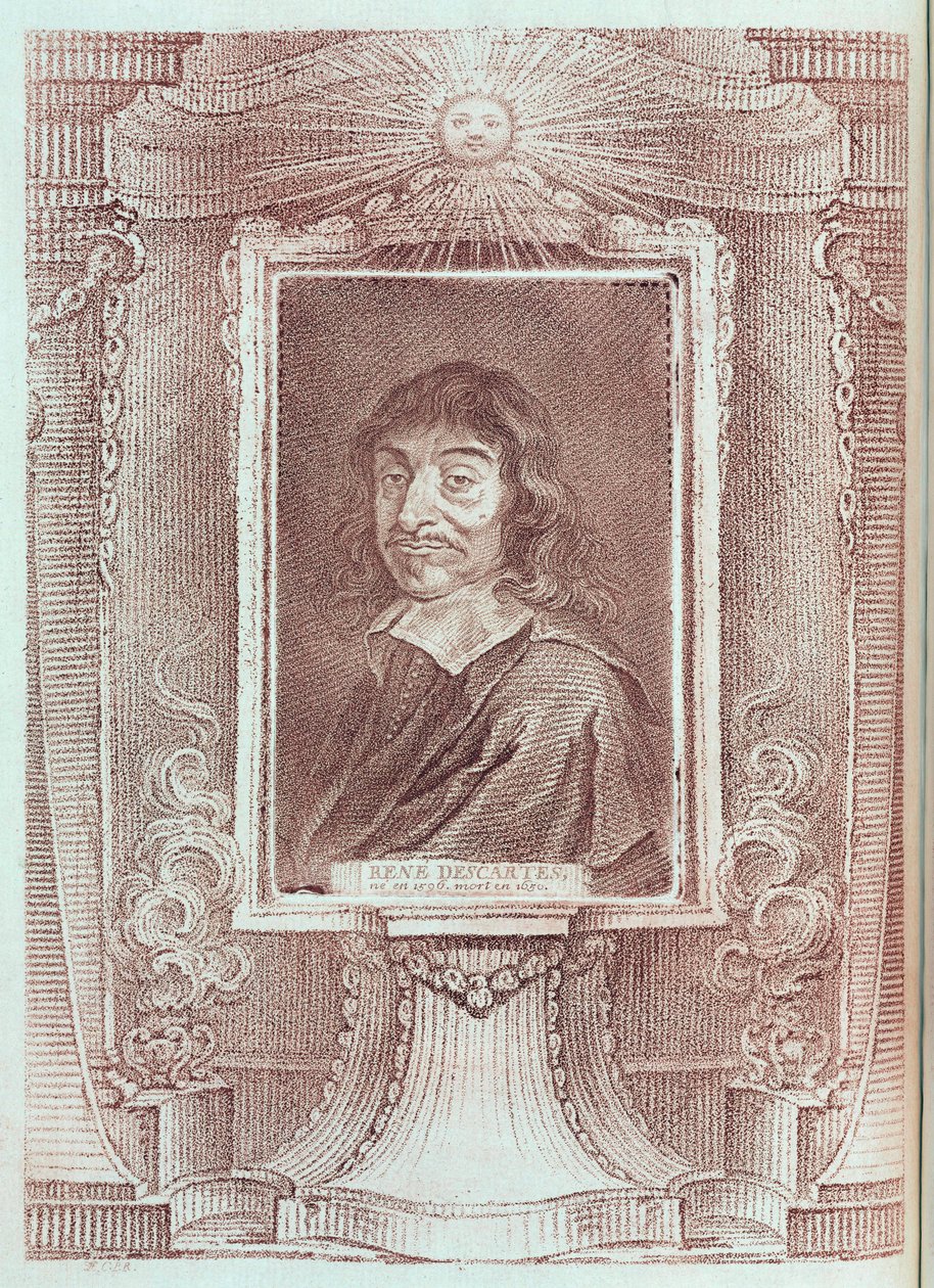 Rene Descartes, französischer Philosoph und Mathematiker, ca. 1630 von Unbekannt