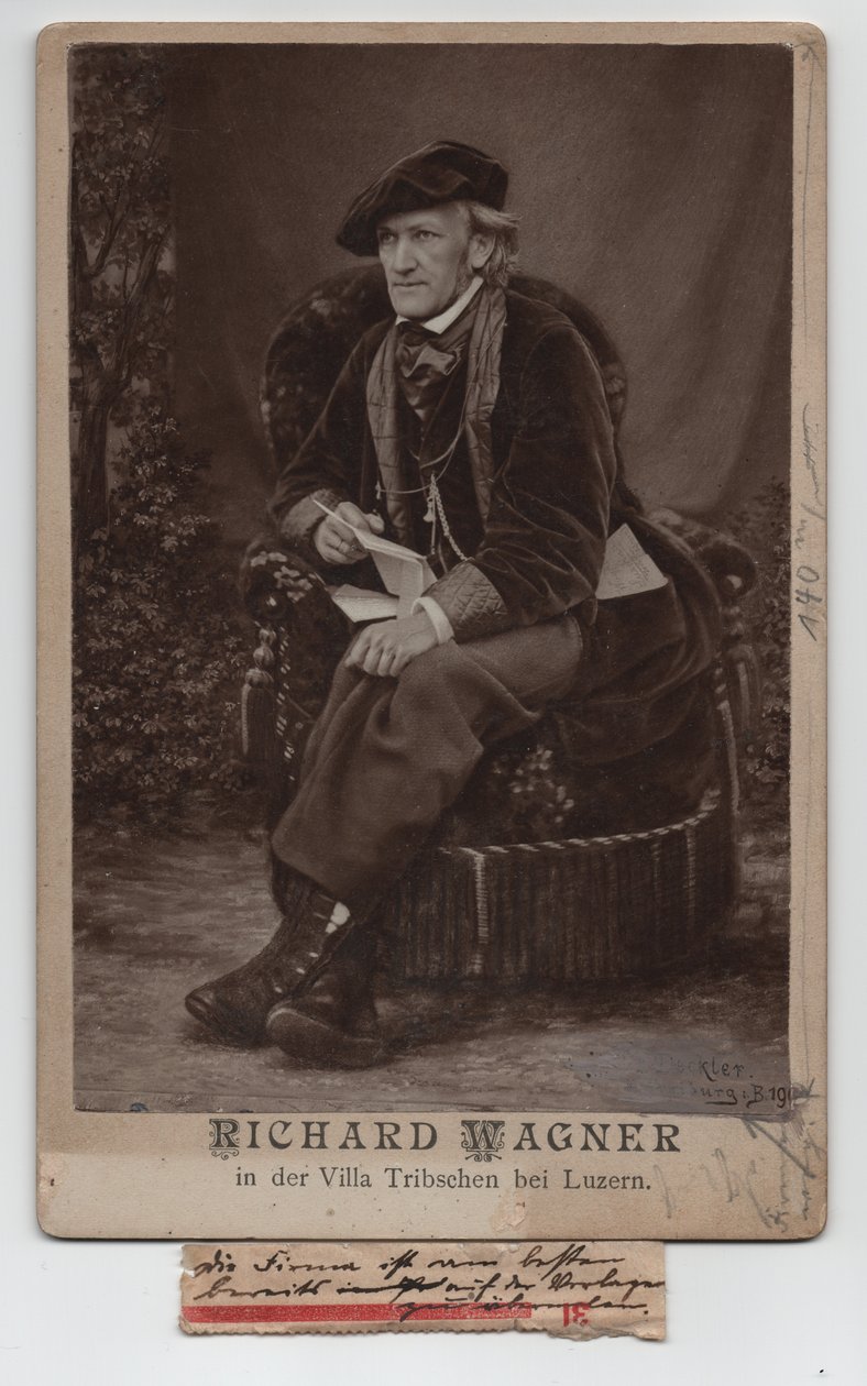 Richard Wagner (1813-1883) (1868, Fotografie) von Unbekannter Künstler
