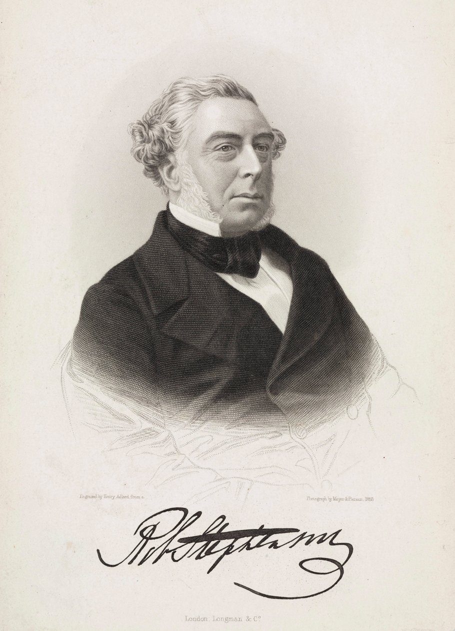 Robert Stephenson, englischer Maschinenbau- und Bauingenieur, ca. 1850er von Unbekannt