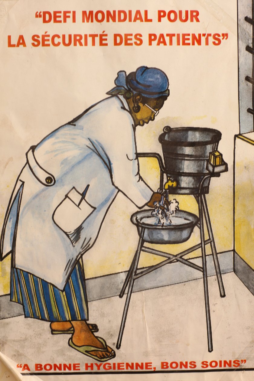 Sanitärplakat, Bamako, Mali von Unbekannt