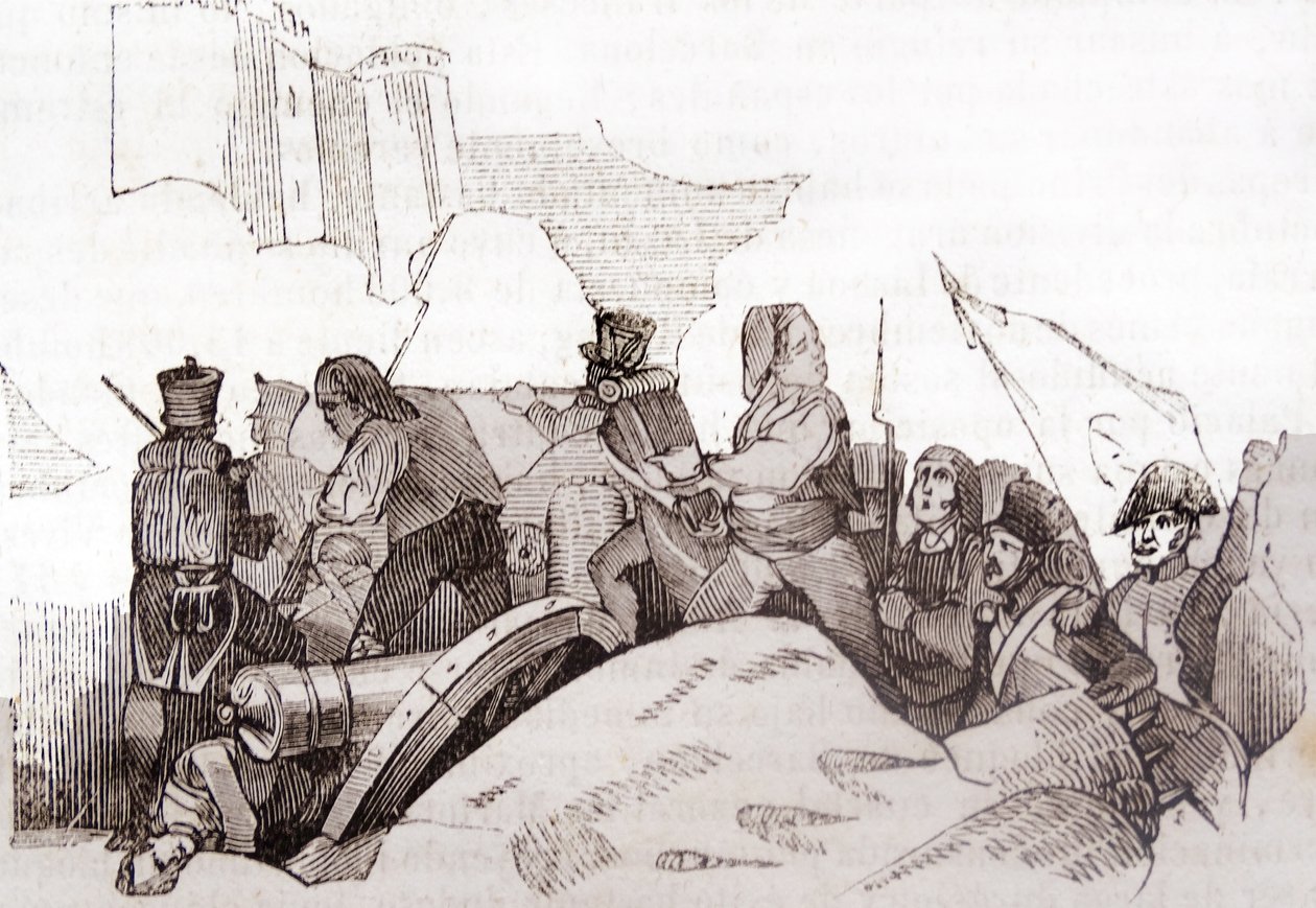 Belagerung von Roses, Halbinselkrieg von Unbekannter Künstler