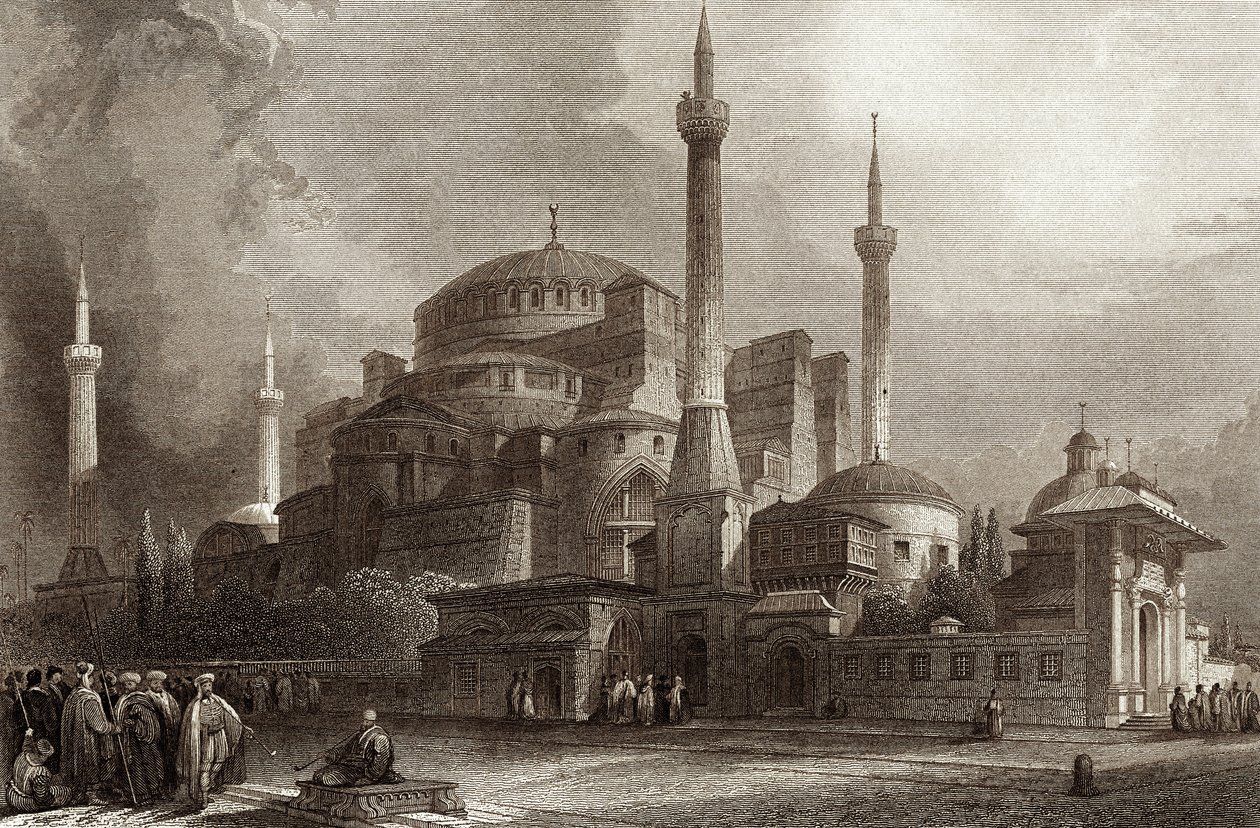 Hagia Sophia, Konstantinopel von Unbekannter Künstler