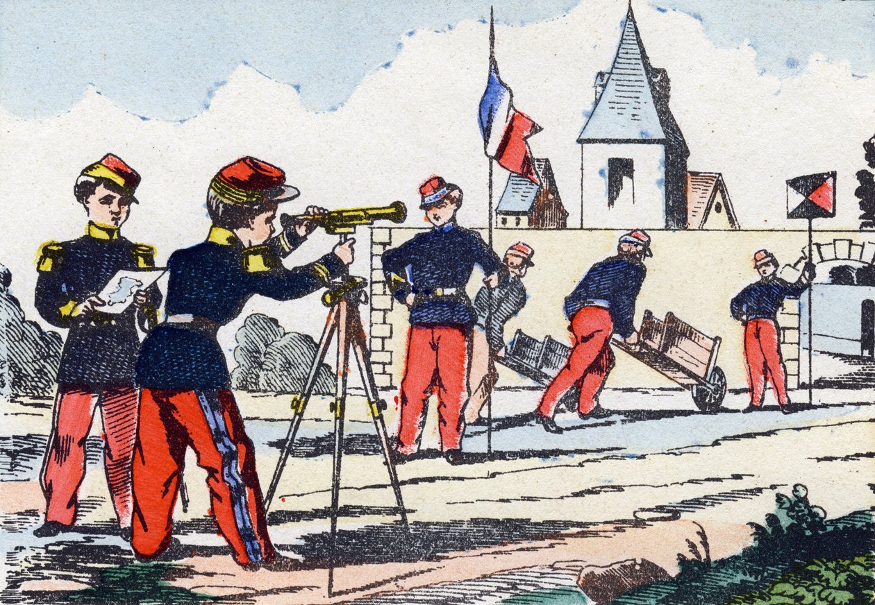 Stalker (Illustration aus „Alphabet militaire enfantin“) von Unbekannt