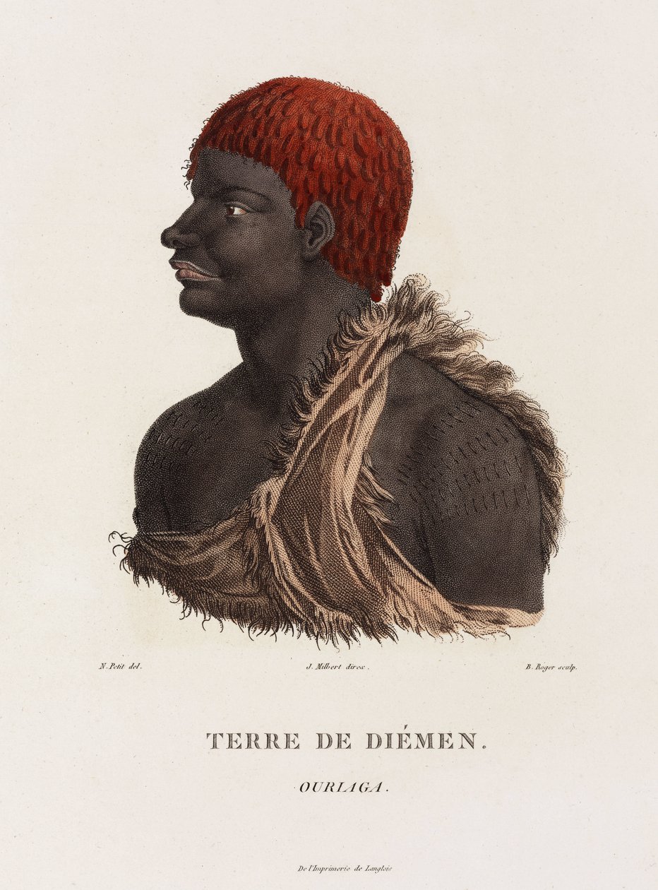 Tasmanischer Aborigine, Australien von Unbekannter Künstler