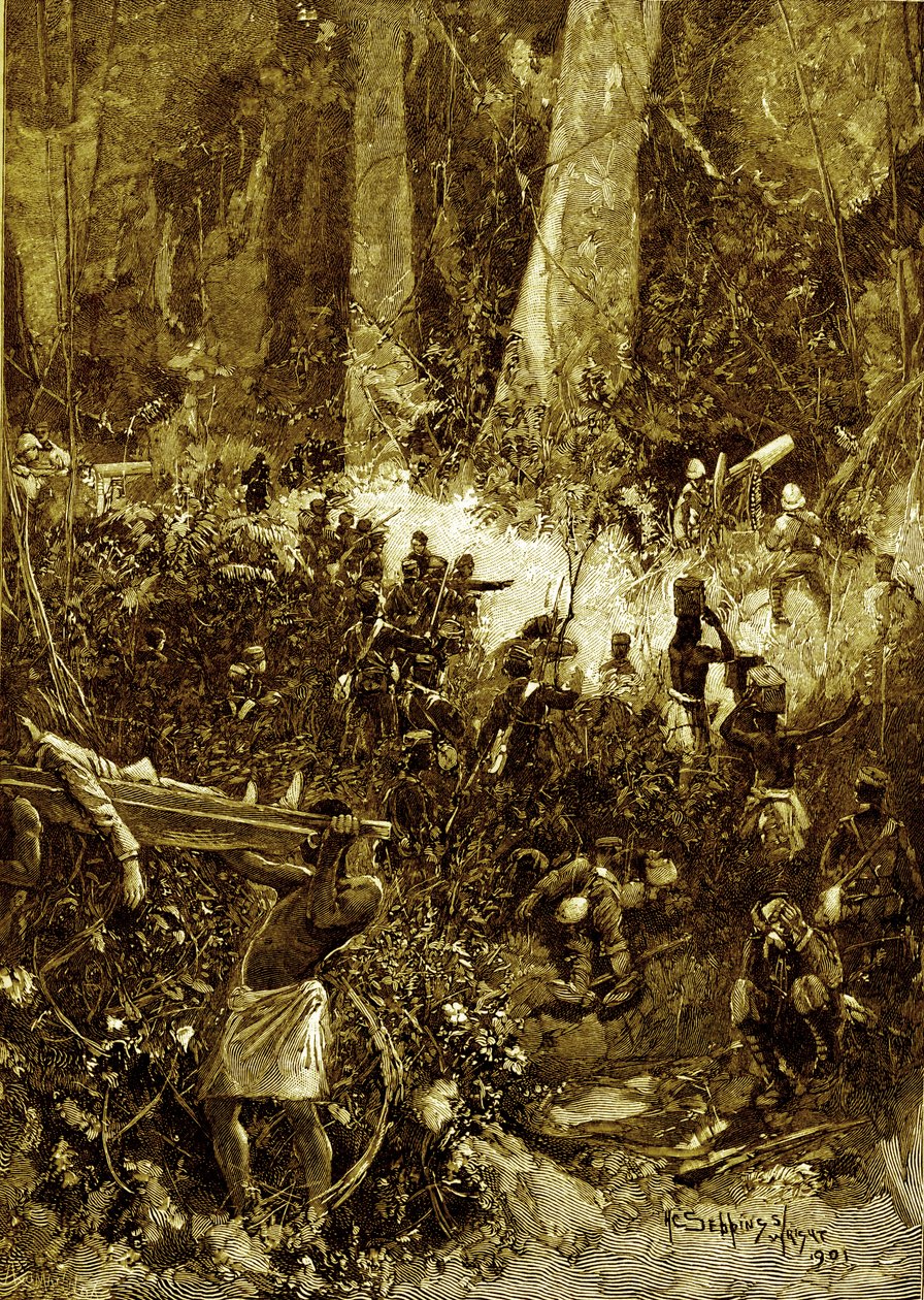 Der Ashanti-Krieg von 1900: Ein Kampf im Wald von Unbekannter Künstler
