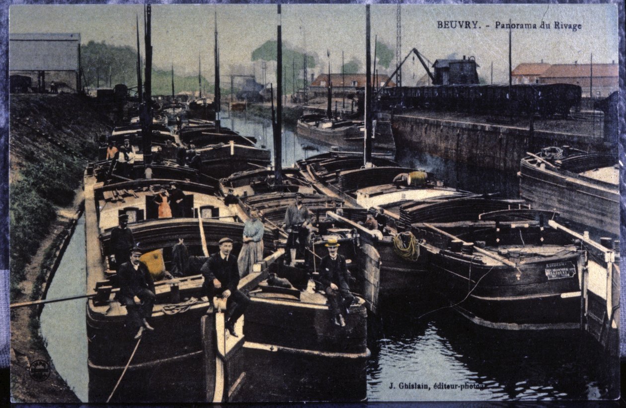 Der Beuvry-Kanal, ca. 1910 von Unbekannter Künstler