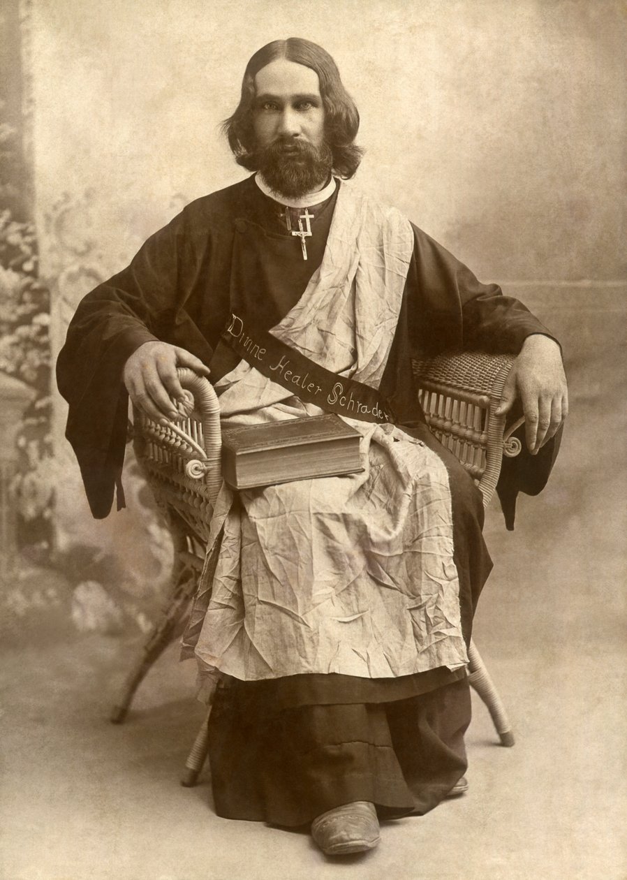 Der göttliche Heiler Schrader, Temple, Texas, ca. 1888 von Unbekannt