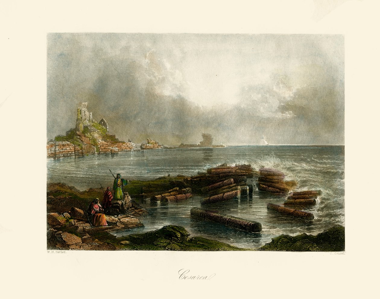 Das Heilige Land - Cesarea (Caesarea) - Bibel von Unbekannter Künstler