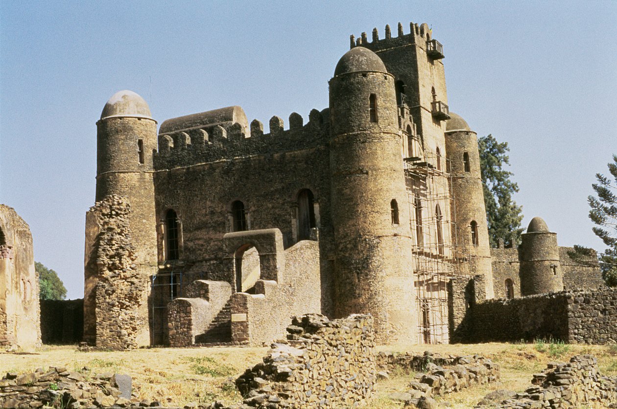 Der Palast von Kaiser Fasilidas im königlichen Gehege (Fasil Ghebbi) von Unbekannt