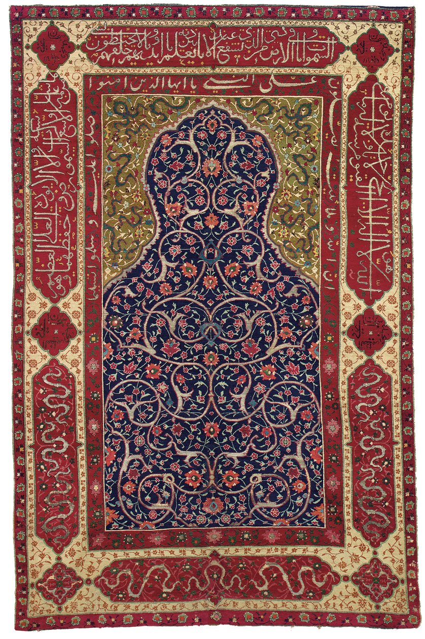 Der Perez "Topkapi" Gebetsteppich, Isfahan, Zentralpersien, 16. oder 17. Jahrhundert von Unbekannt