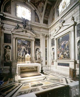 Die Salviati-Kapelle (Capella Salviati) Ansicht des Altars von Benjamin Baud