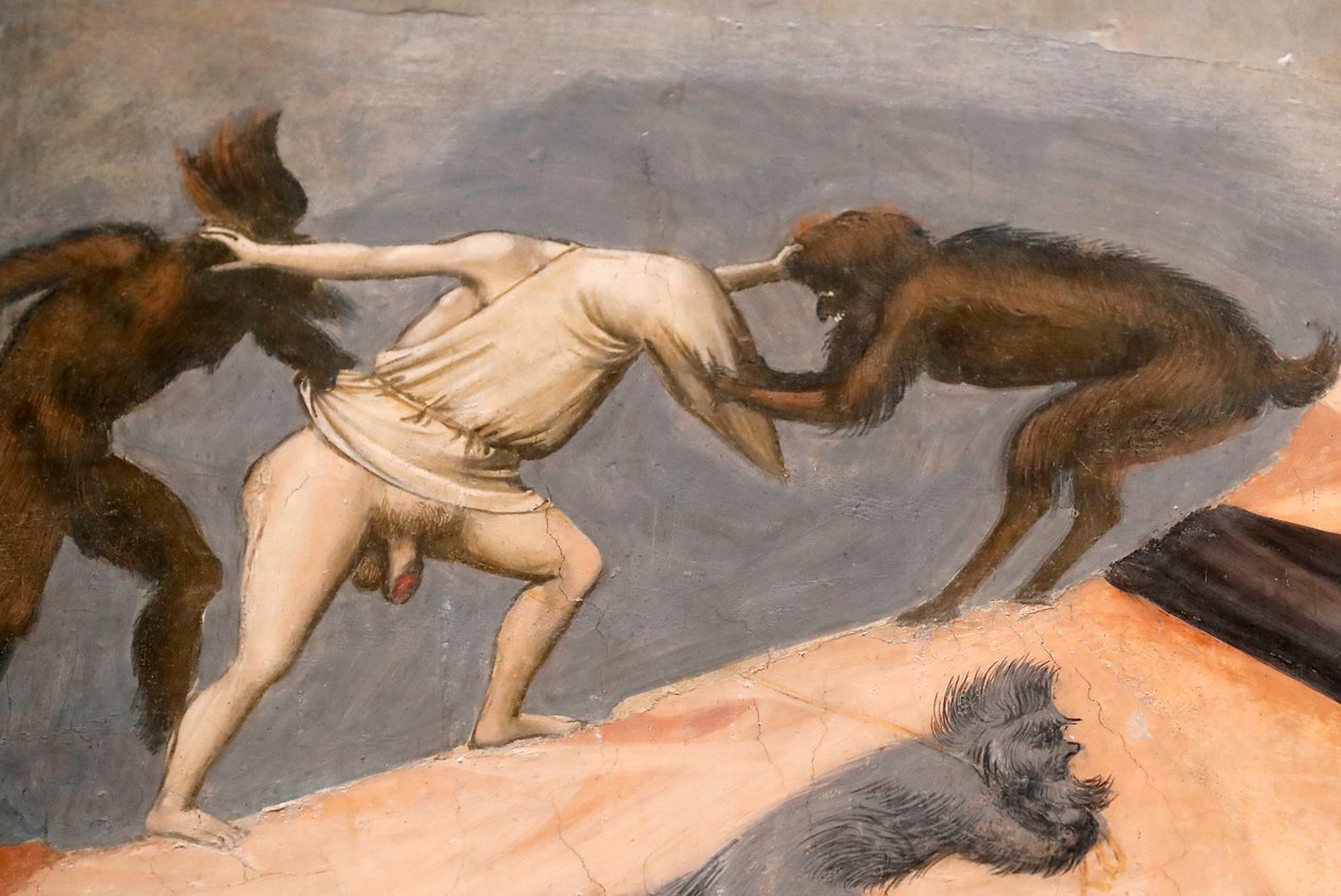 Die Scrovegni-Kapelle. Fresko von Giotto von Unbekannter Künstler