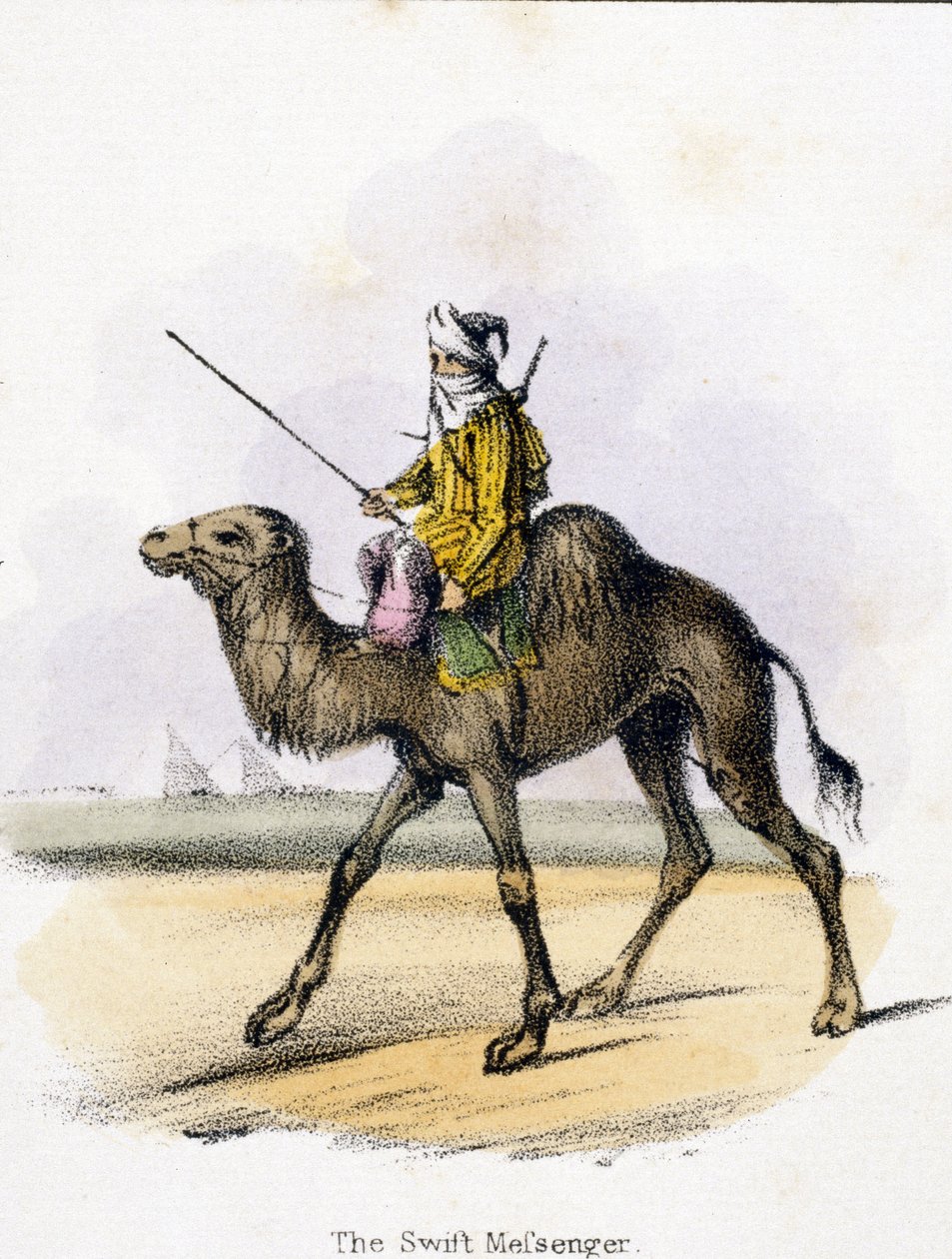 Der schnelle Bote, um 1845 von Unbekannter Künstler
