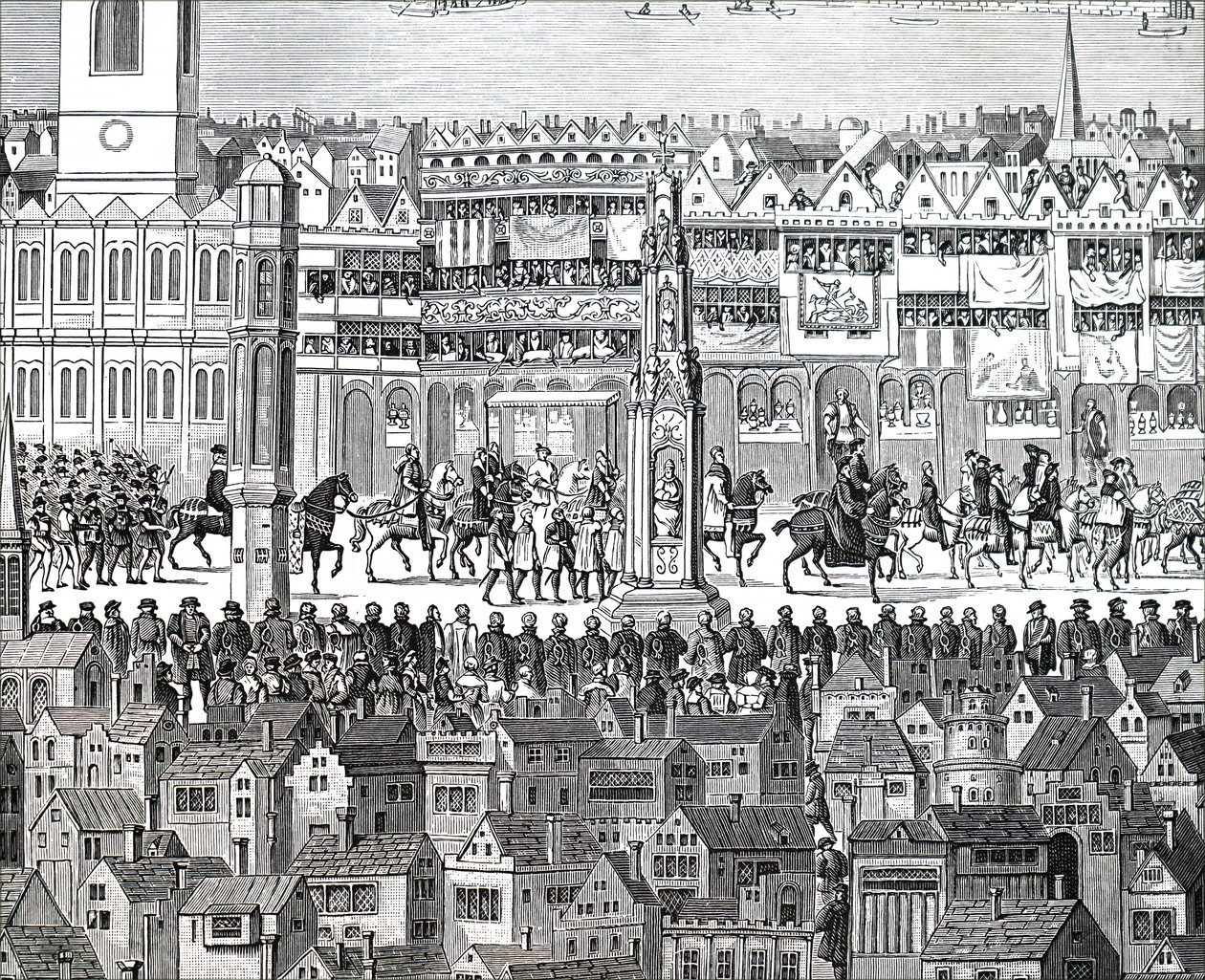 Die Krönungsprozession von König Eduard VI. von Unbekannt