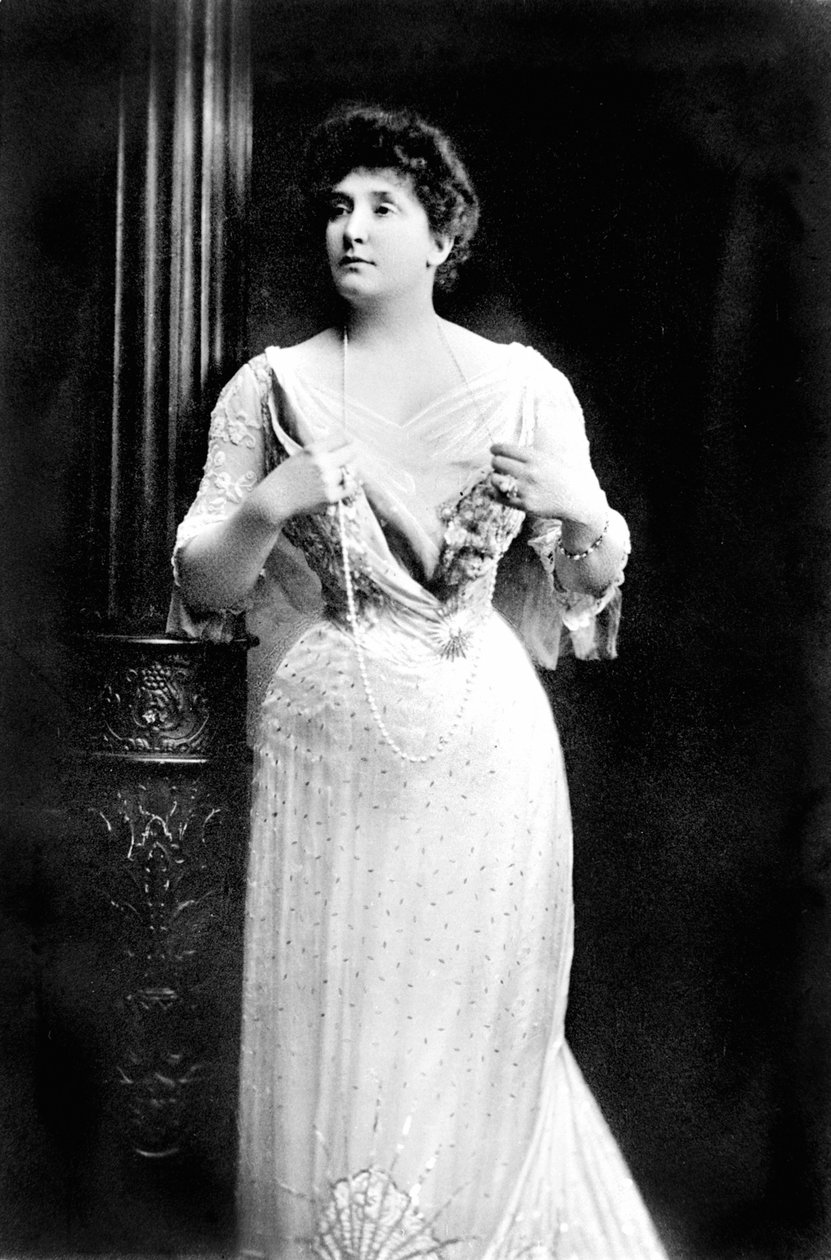 Vereinigtes Königreich: Die australische Sopranistin Nellie Melba (richtiger Name Helen Porter) 1861-1931 von Unbekannt
