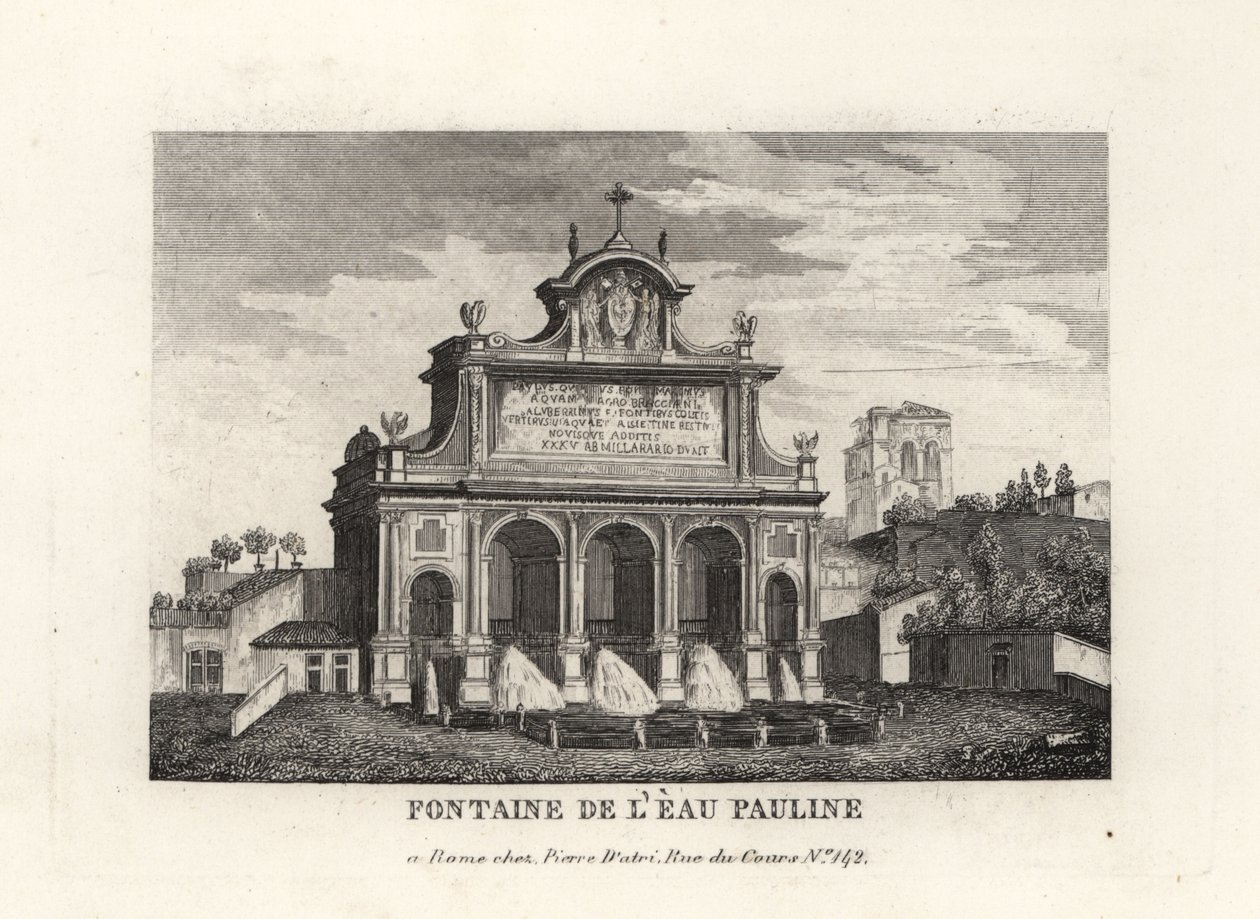 Ansicht des Fontana dell