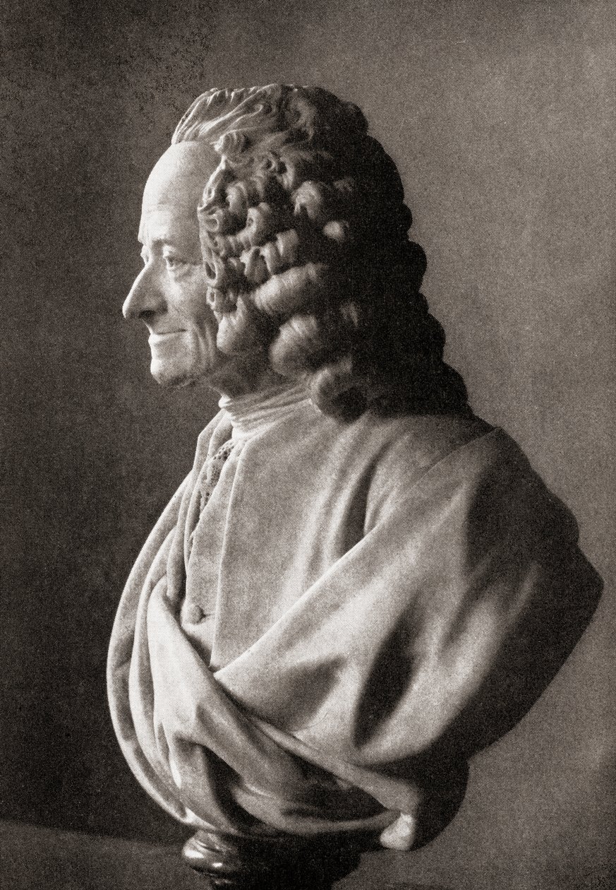 Voltaire, aus The Story of Philosophy, veröffentlicht 1926 von Unbekannt