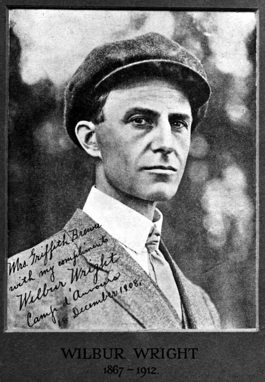 Wilbur Wright, amerikanischer Luftfahrtpionier von Unbekannt