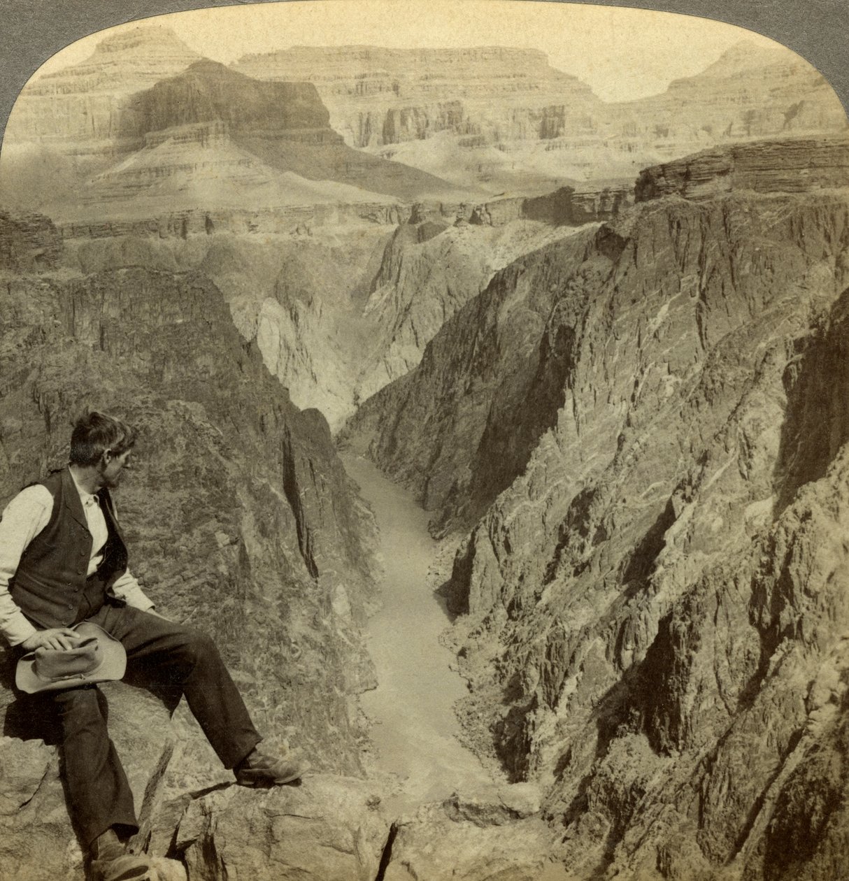 Colorado River, Grand Canyon, Arizona, USA von Underwood and Underwood