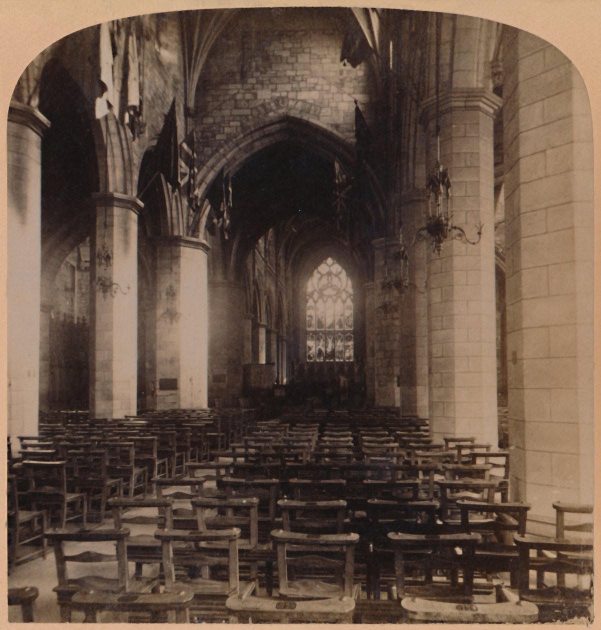 St. Giles Kathedrale, Edinburgh, Schottland, 1896 von Underwood and Underwood