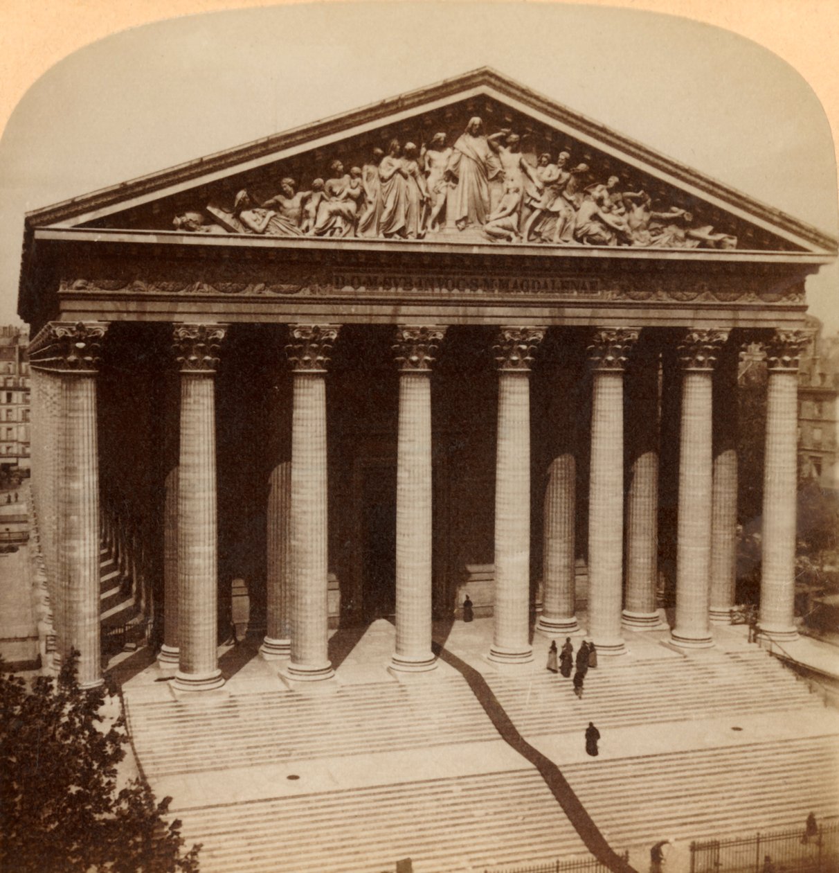 Die Kirche der Madeleine, Paris, Frankreich, 1900 von Underwood and Underwood