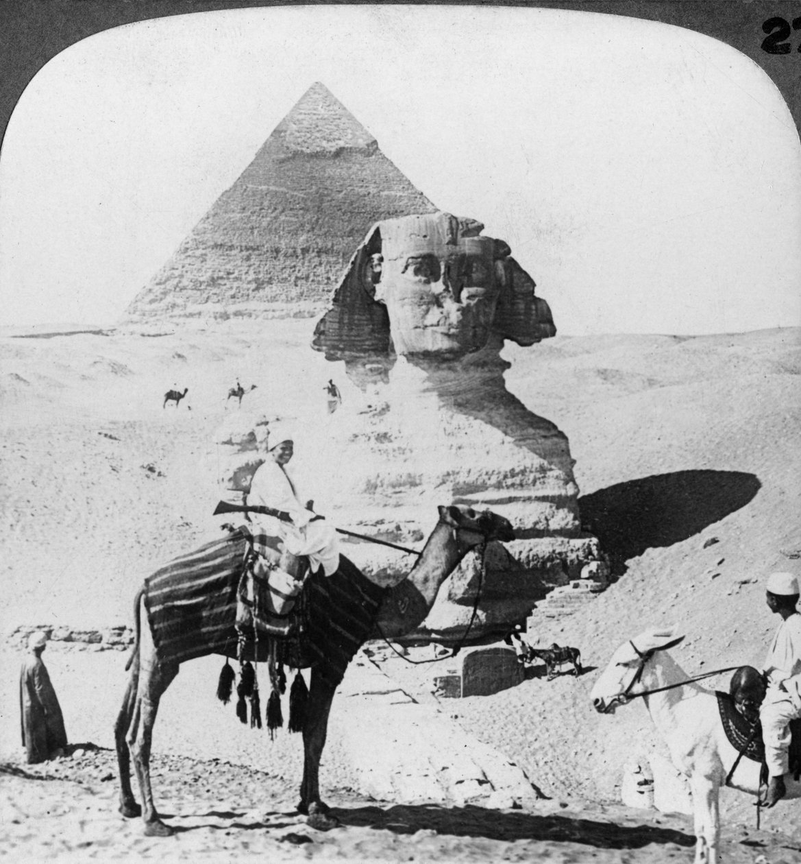 Die Große Sphinx von Gizeh, Ägypten, 1905 von Underwood and Underwood