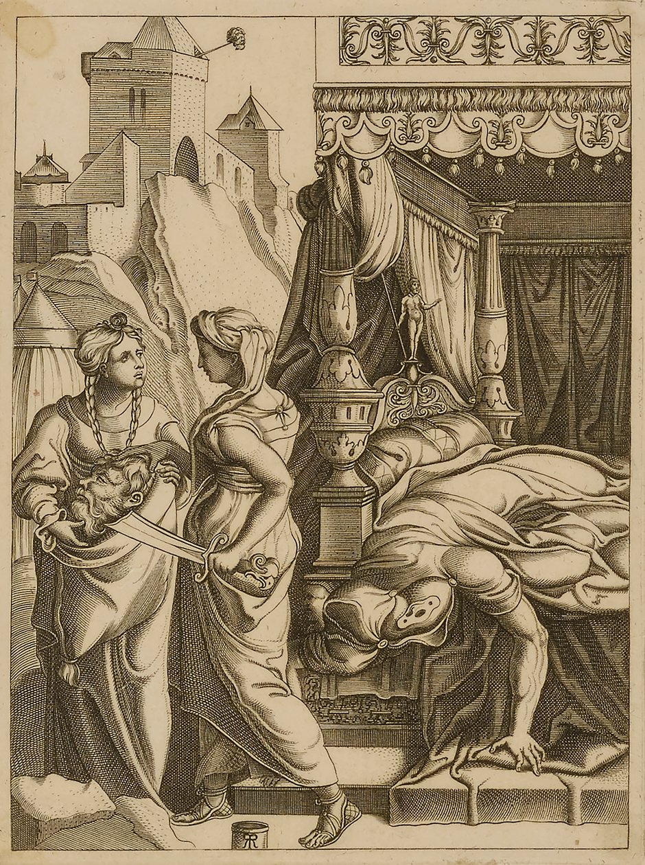 Judith und Magd mit dem Kopf des Holofernes von Unidentified