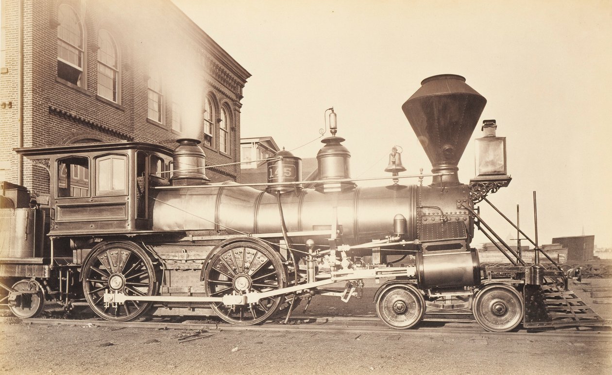 Pennsylvania Railroad Lokomotive in der Altoona Reparaturwerkstatt von Unidentified