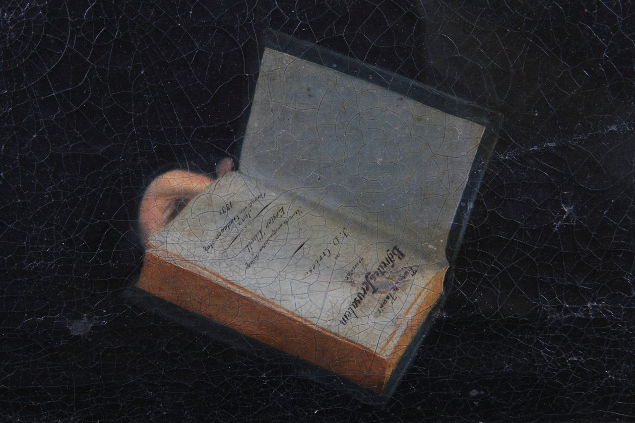 Eines der Begleitporträts von Louisa und Friedrich (Frederick) Muench von Unknown