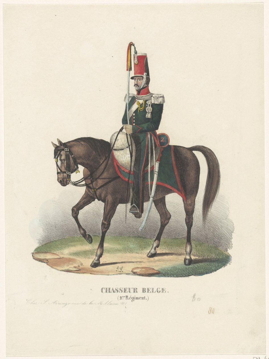 Belgischer Freiwilliger Jäger, 1830 von Unknown