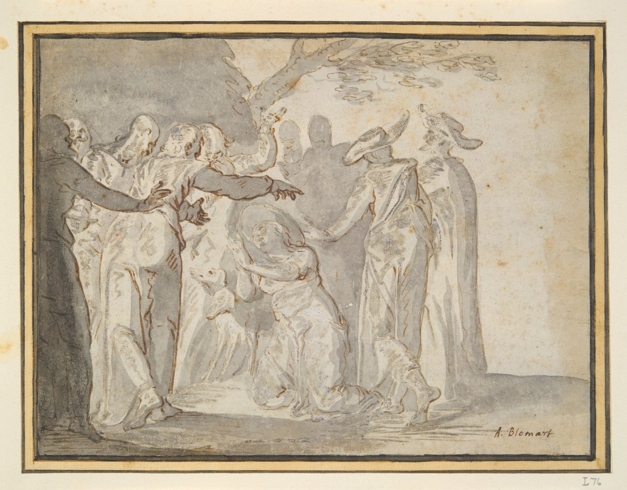 Christus und die Kanaaniterin (?) von Unknown